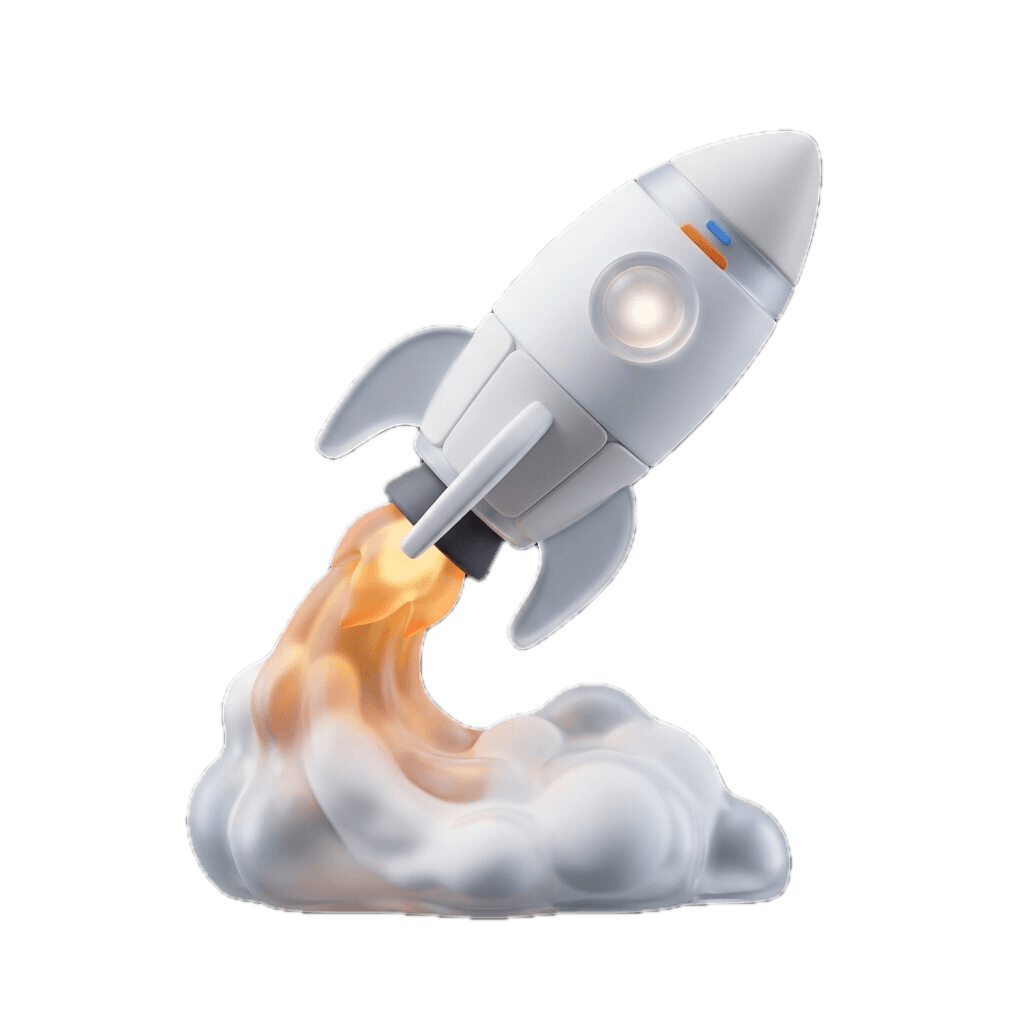 Launch & Support 3D icon